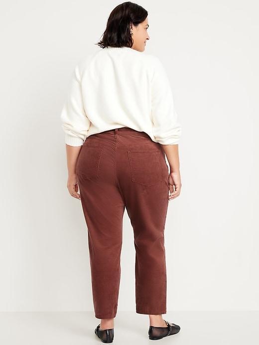 High-Waisted OG Straight Corduroy Ankle Pants Product Image