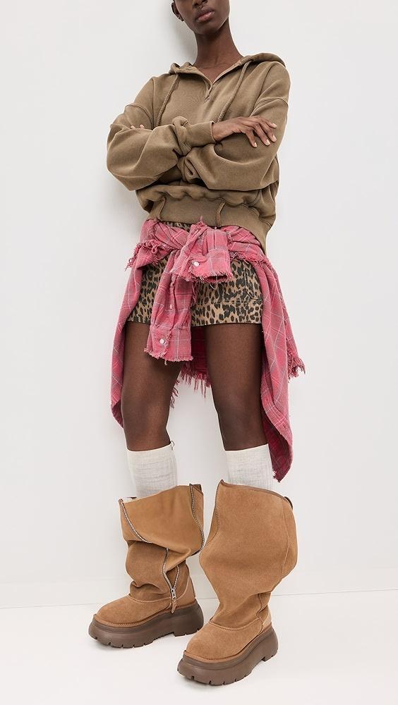 R13 Tall Chunky Shearling Boots | Shopbop Product Image