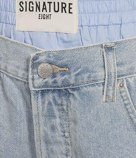 Signature 8 Boxer Peekaboo Denim Shorts Product Image