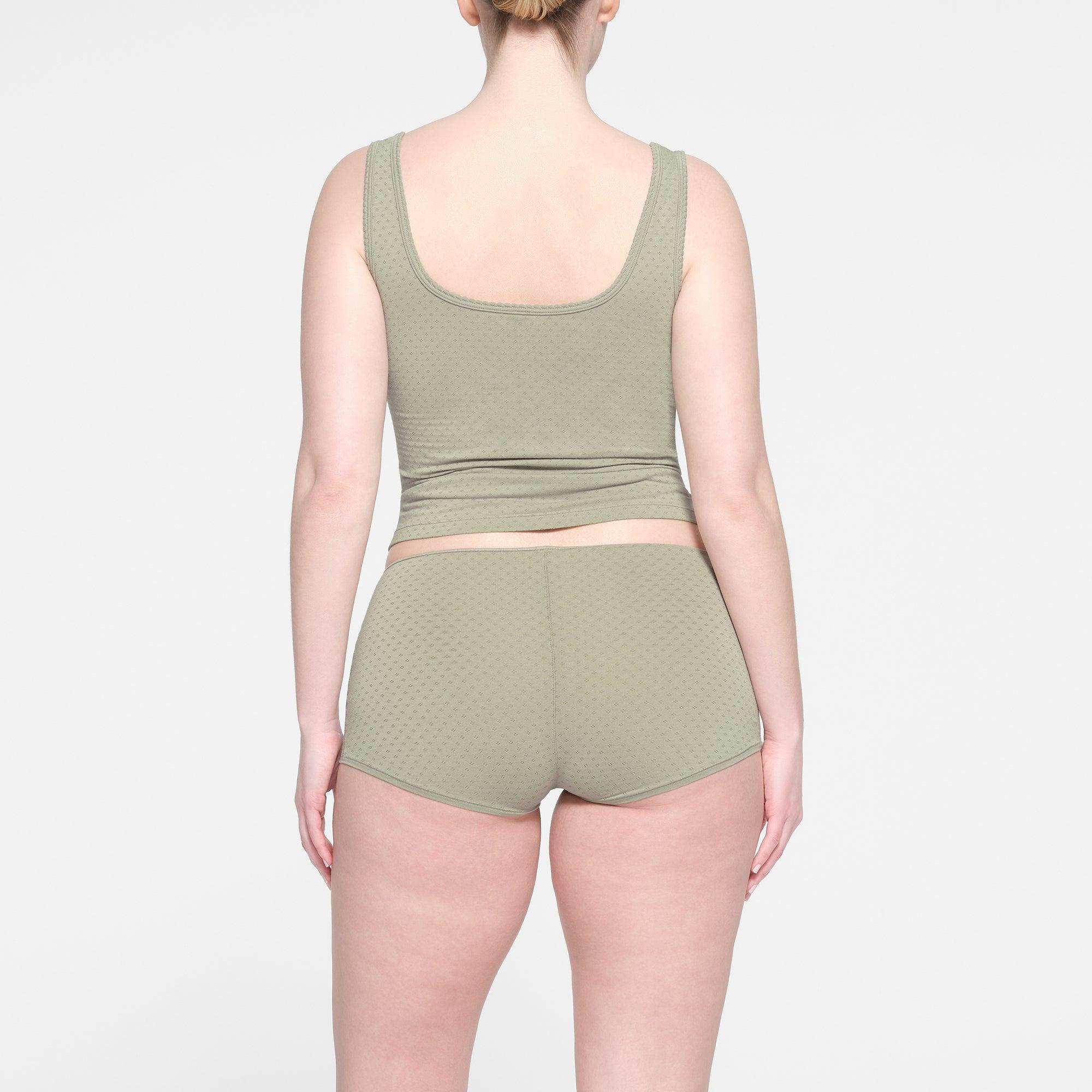 MICRO POINTELLE SCOOP BRALETTE | TALC Product Image
