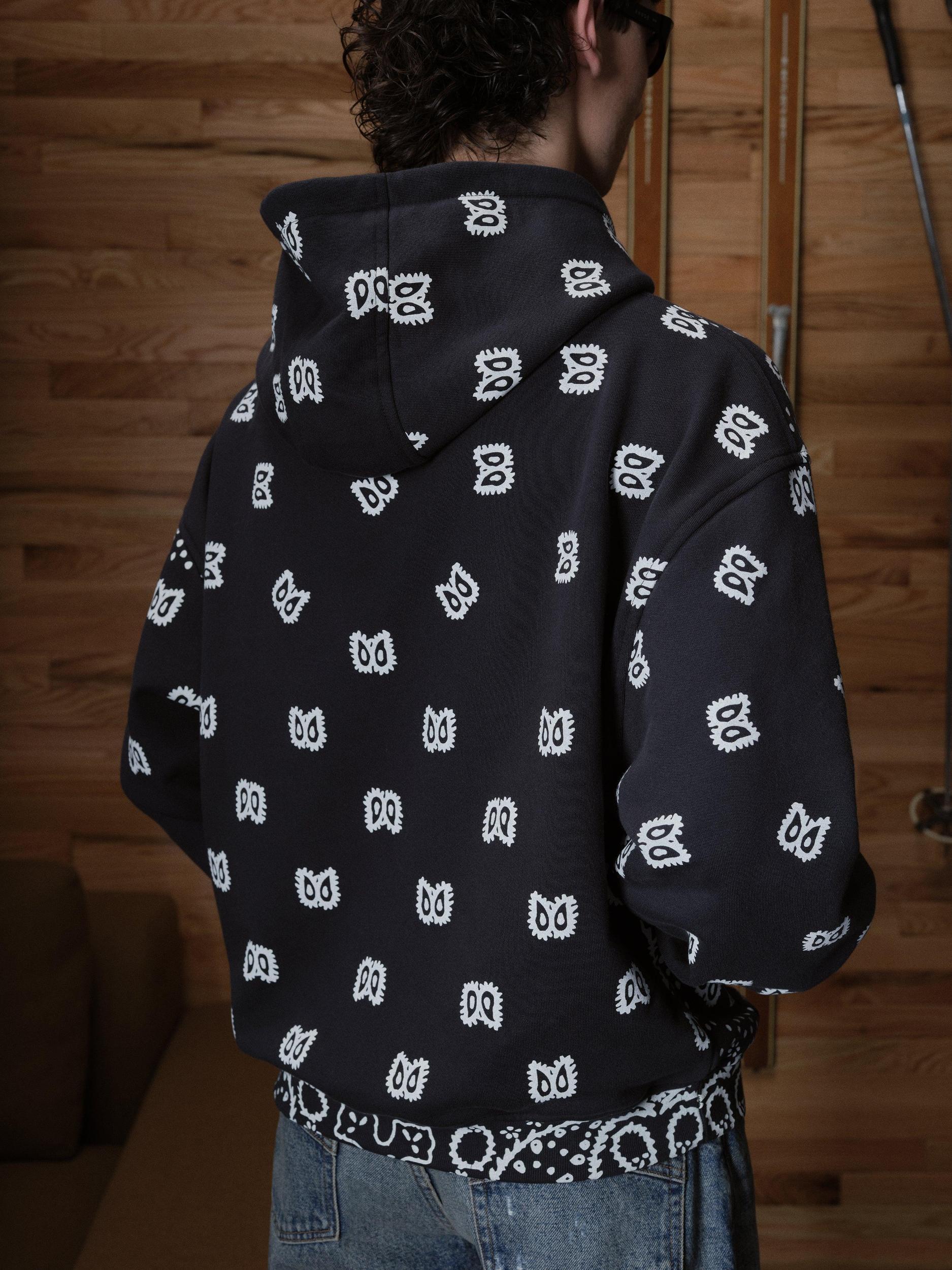 BANDANA PRINT HOODIE Male Product Image