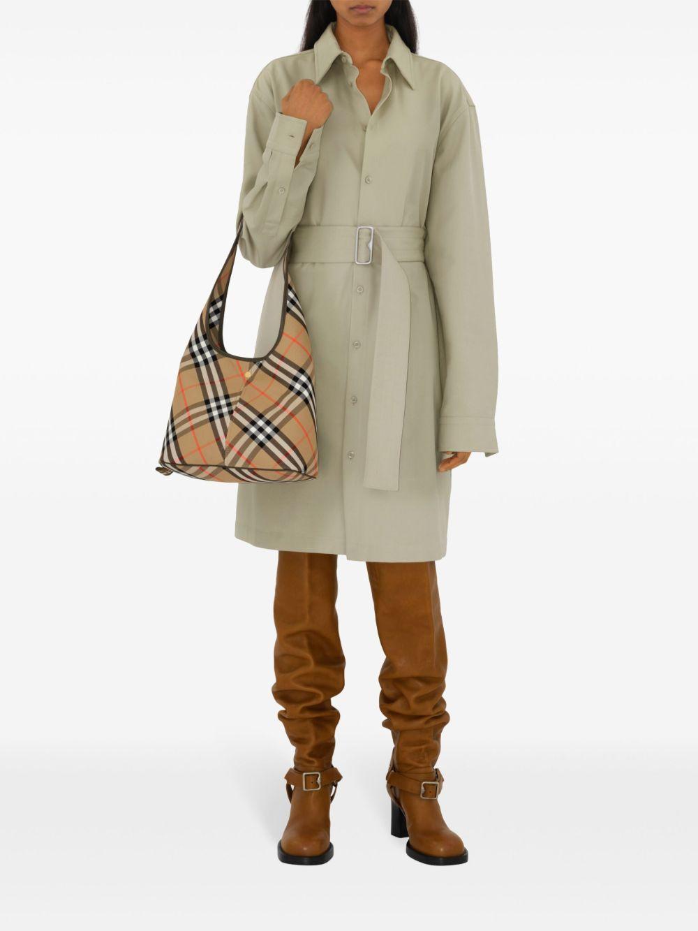 small check-pattern shoulder bag Product Image