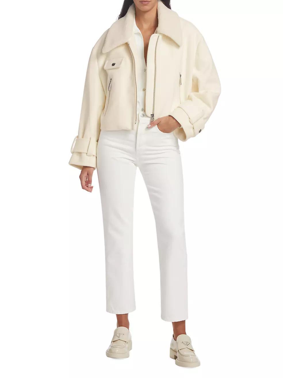Marisa Cropped Wool Jacket Product Image