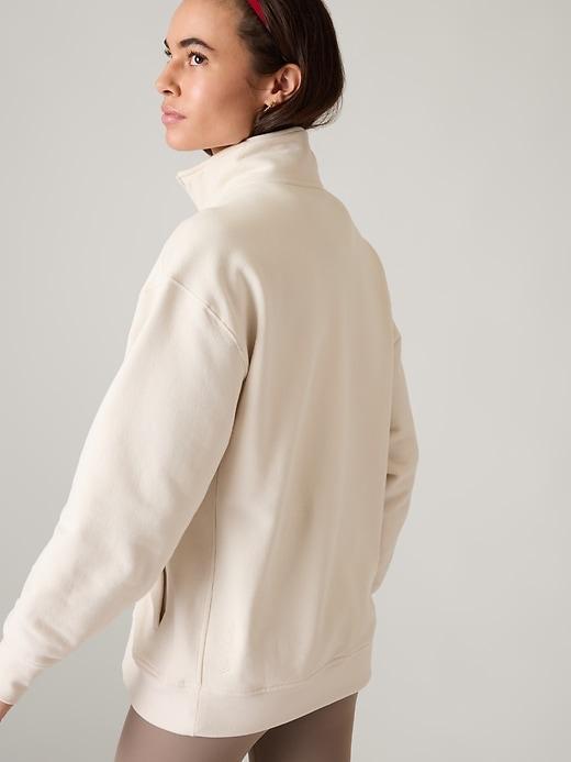 Power of She Forever Fleece 1/4 Zip Sweatshirt Product Image