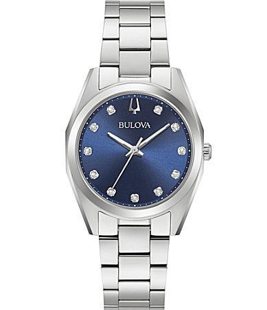 Bulova Womens Surveyor Quartz Analog Stainless Steel Bracelet Watch Product Image