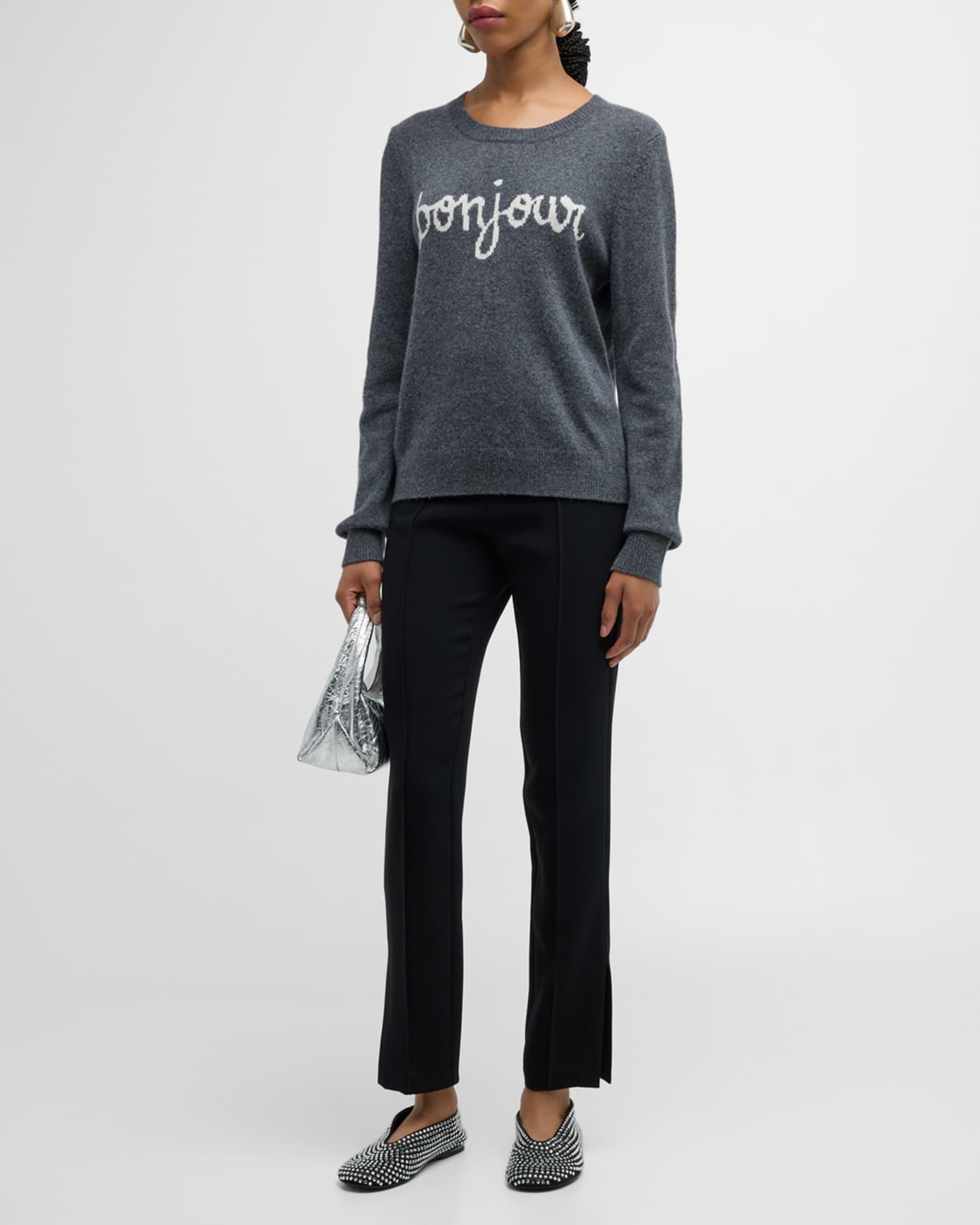 Bonjour Graphic Crewneck Sweater Product Image