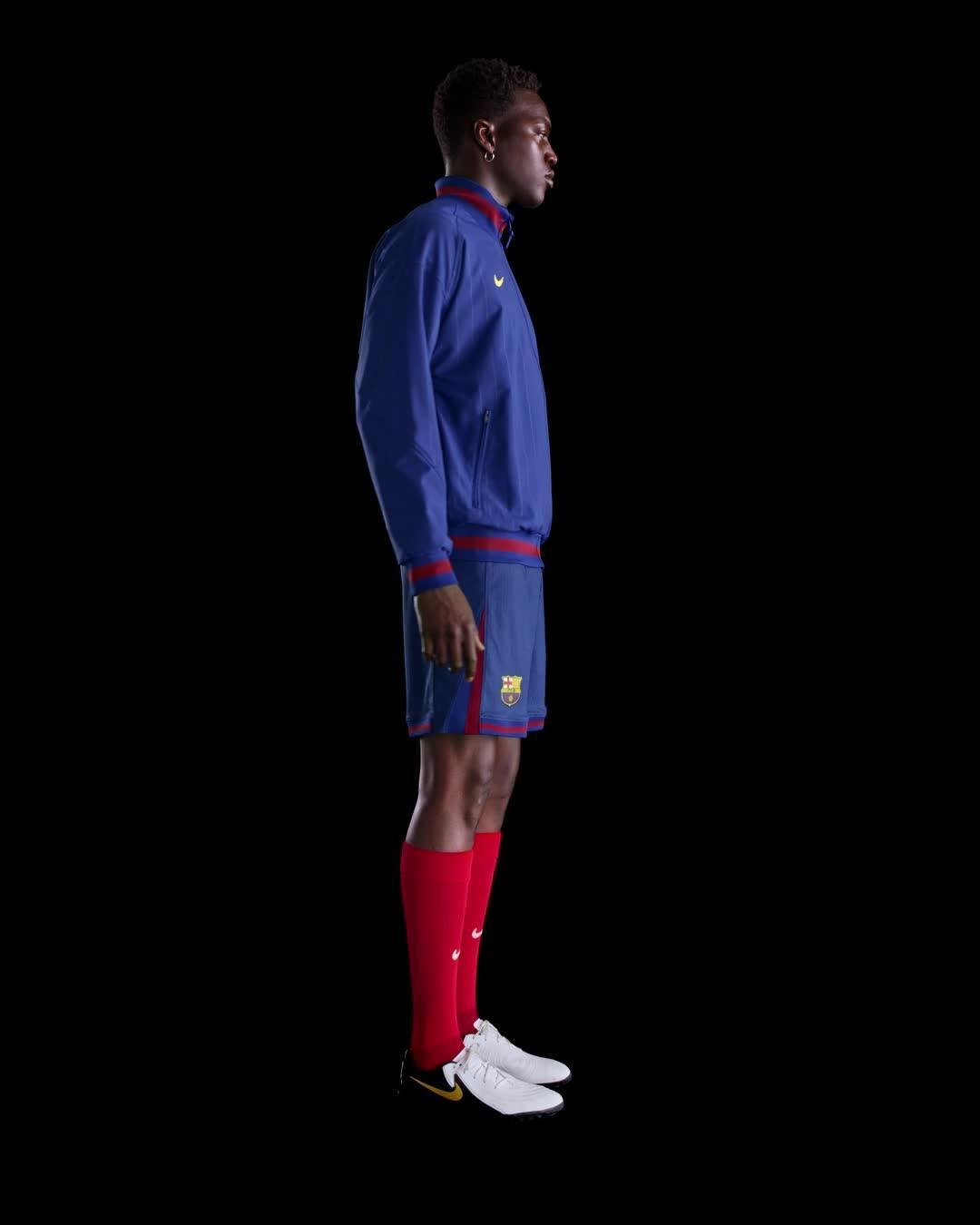 FC Barcelona Strike Home Men's Nike Dri-FIT Soccer Anthem Jacket Product Image