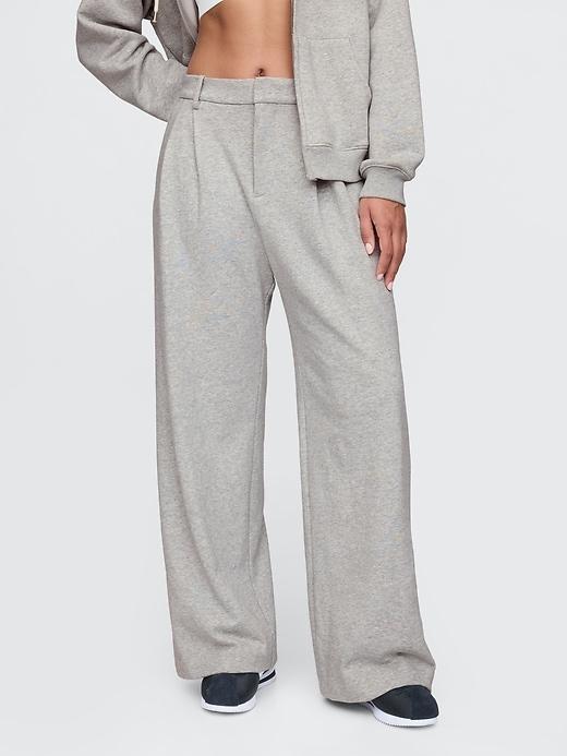 365 High Rise French Terry Sweatpant Trousers Product Image