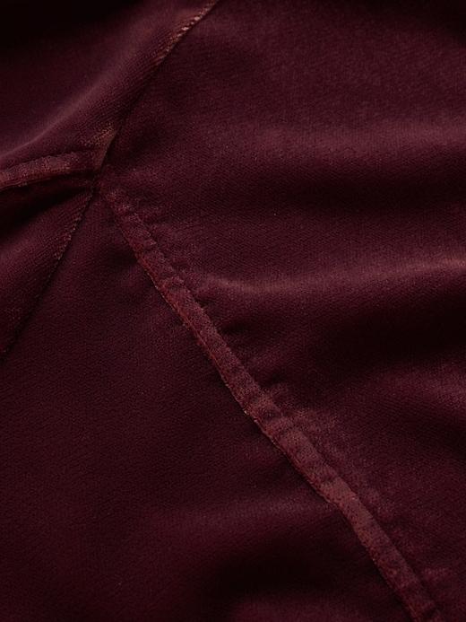 Recycled Velvet Maxi Slip Dress Product Image