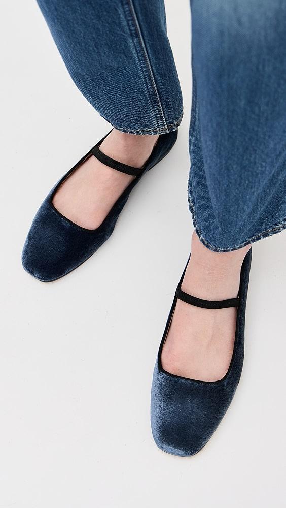 Madewell Greta Velvet Mary Janes | Shopbop Product Image