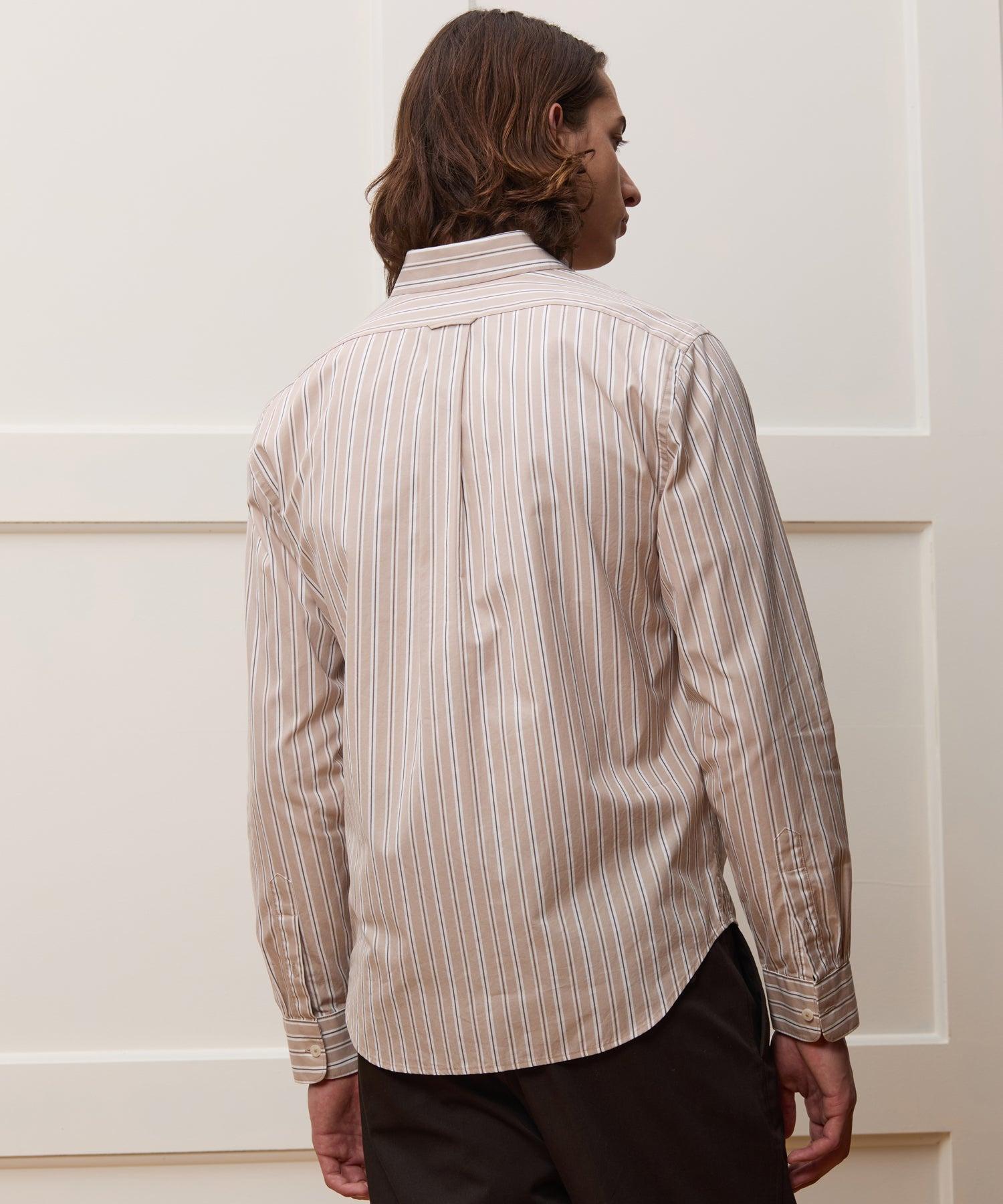 Slim Fit Cotton Poplin Point Collar Shirt Product Image
