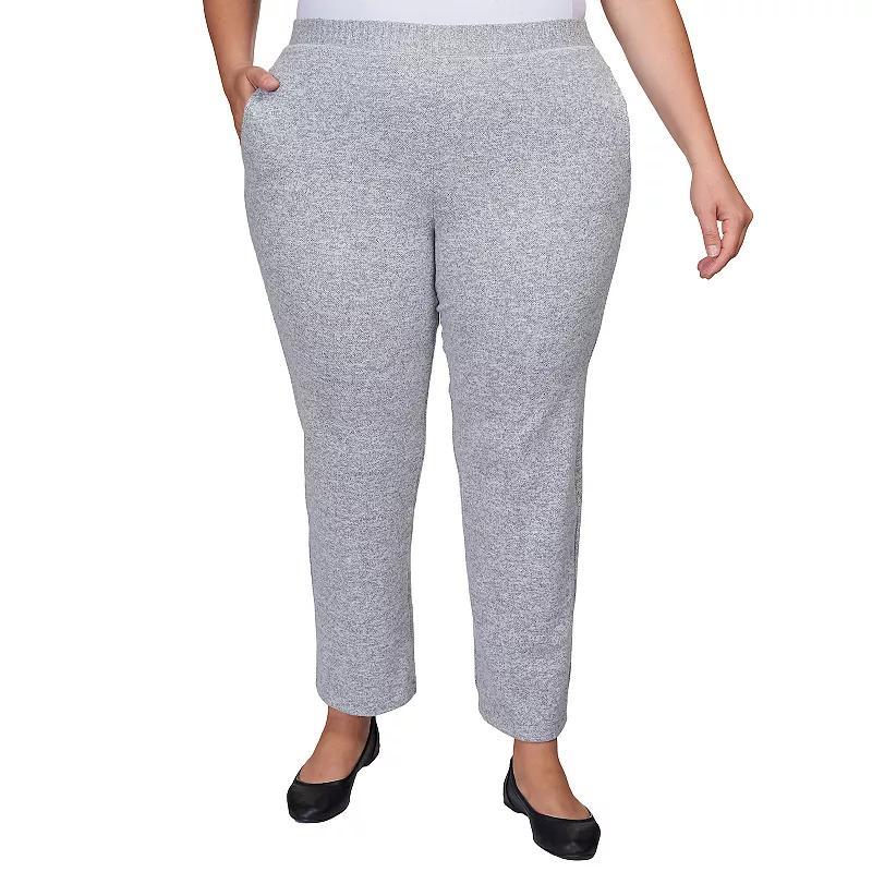 Alfred Dunner Plus Size Comfort Zone Comfort Fit Knit Short Length Pants Product Image