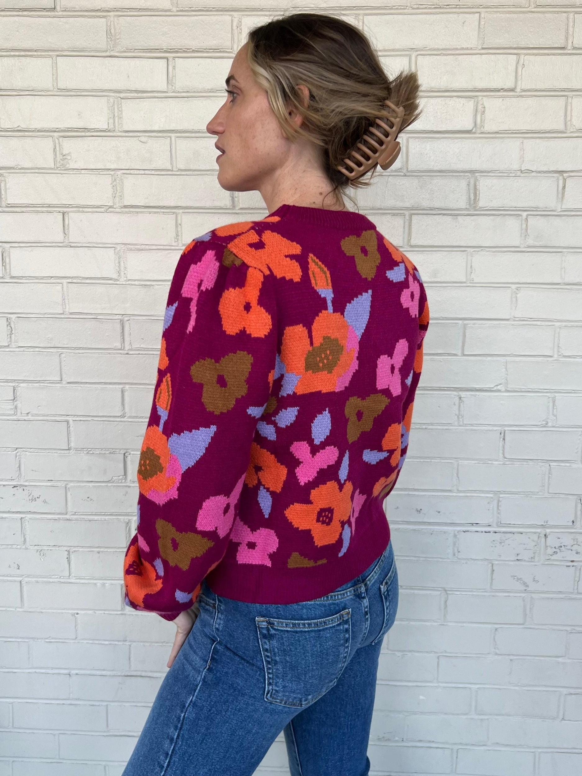 Cozy Moments Floral Sweater Product Image