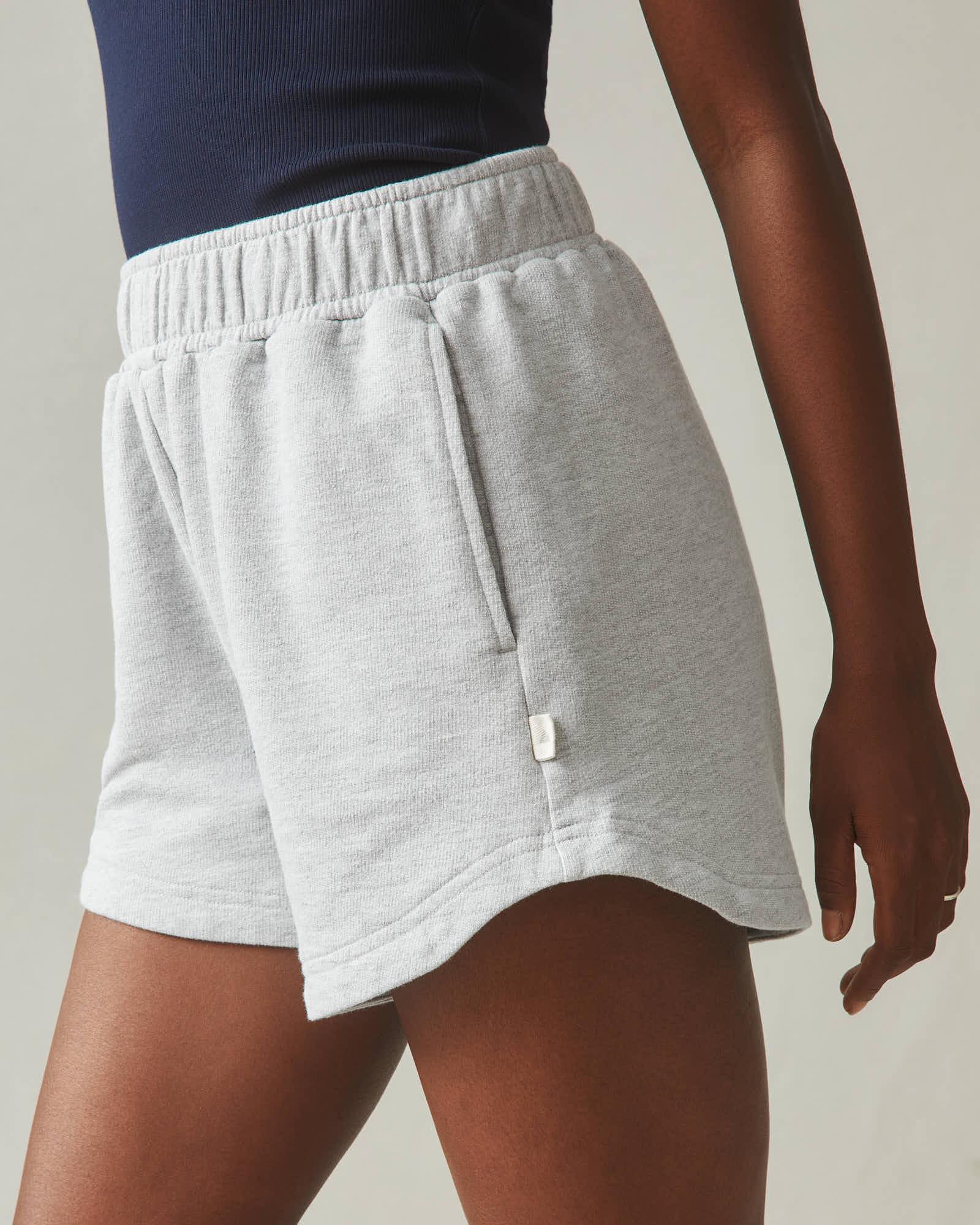 Women's Curved Hem Short - Heather Grey Product Image