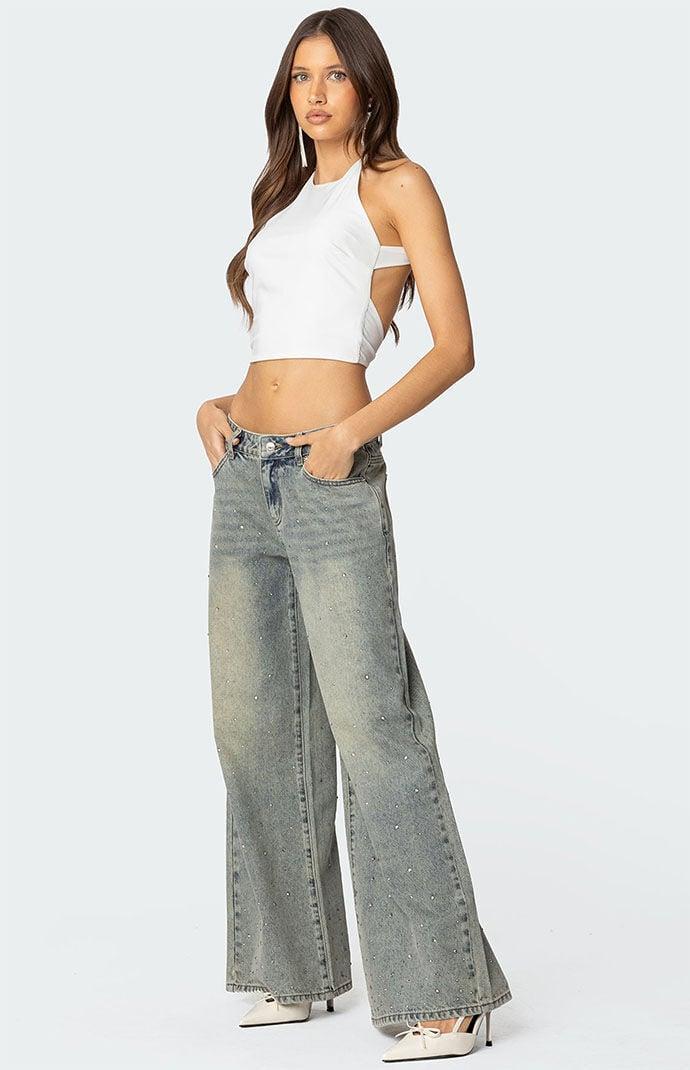 Edikted Women's Caity Backless High Neck Top Product Image