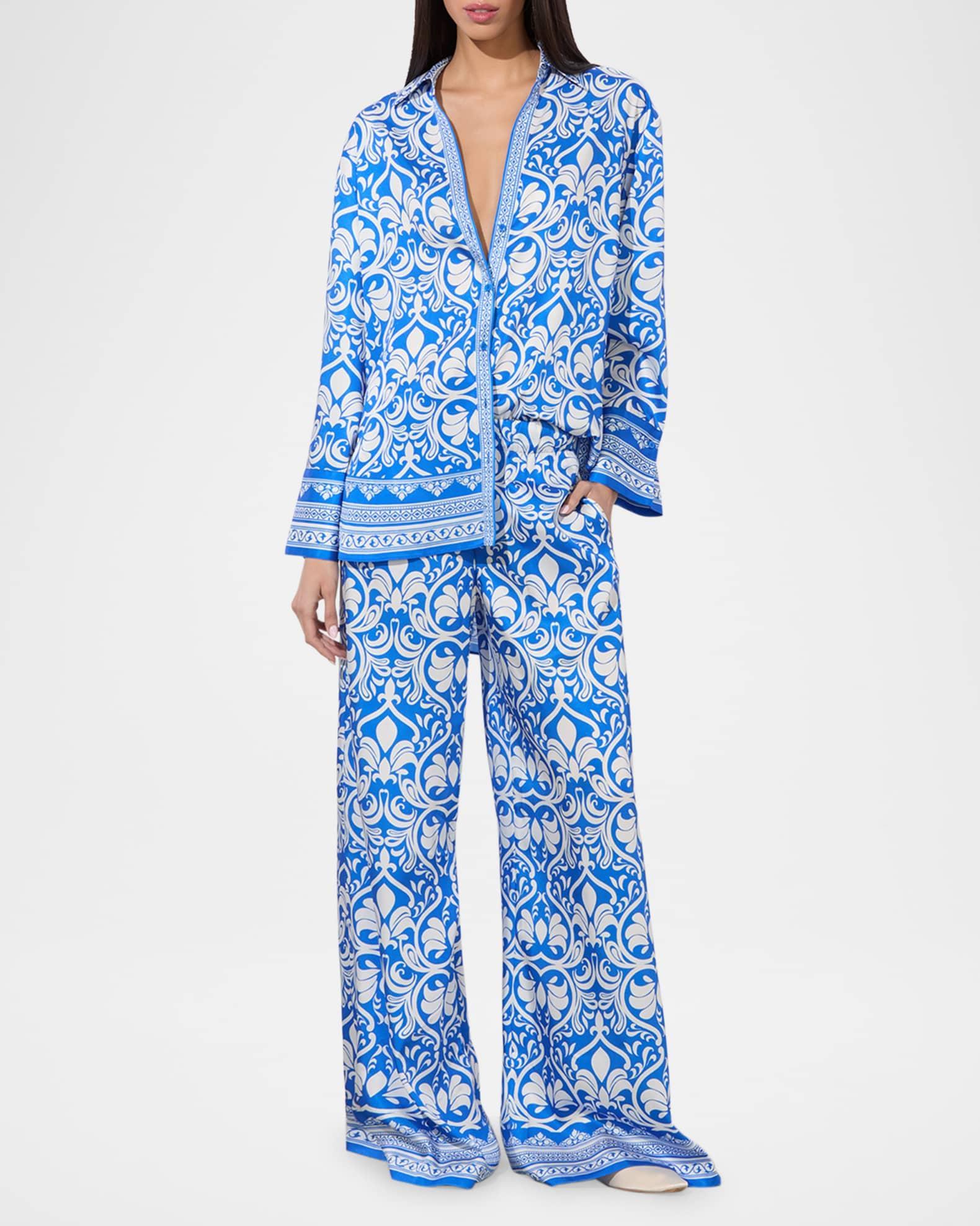 Kiva Oversized Pajama Shirt Product Image