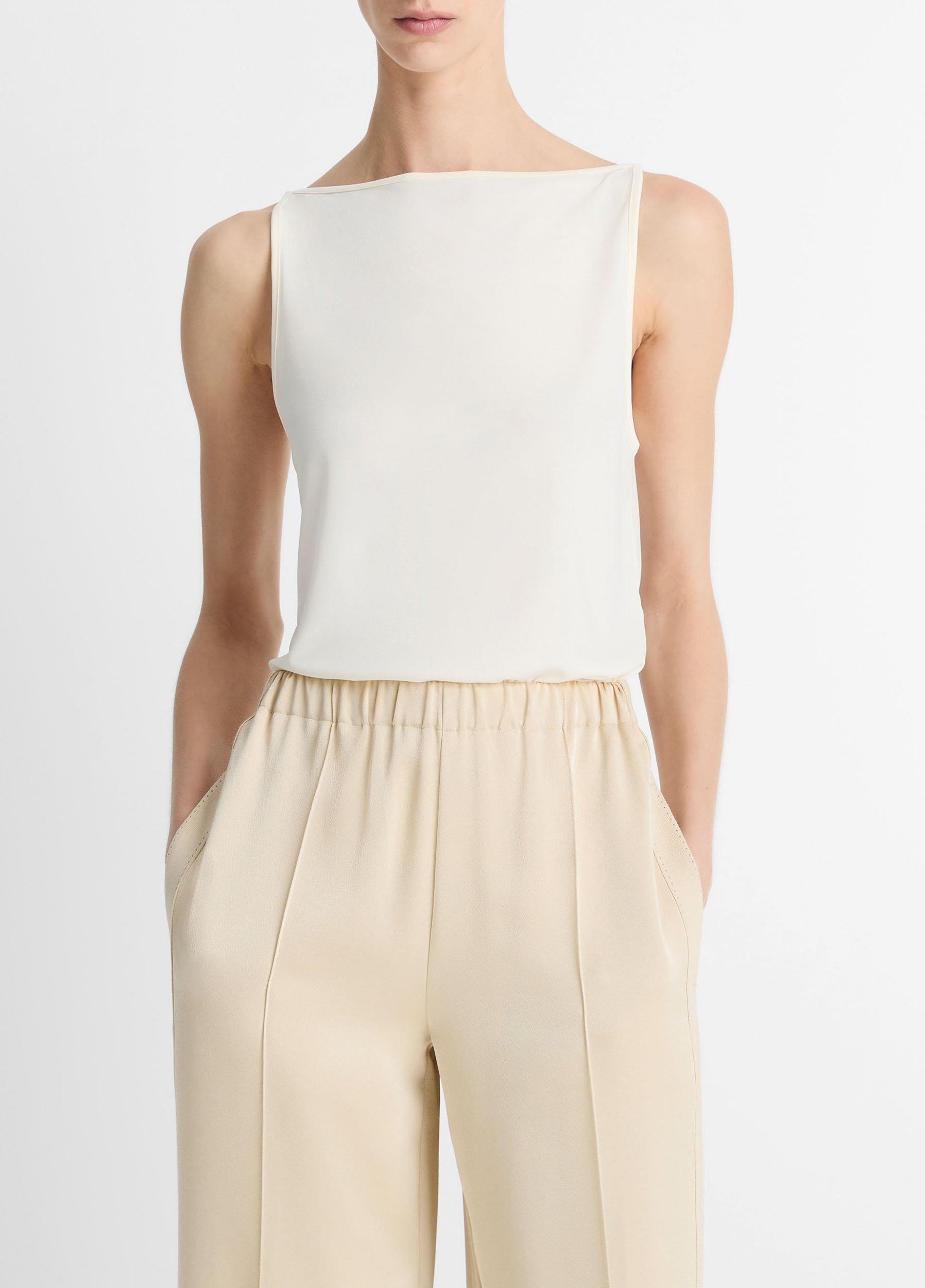 Matte Jersey Boat-Neck Tank Product Image