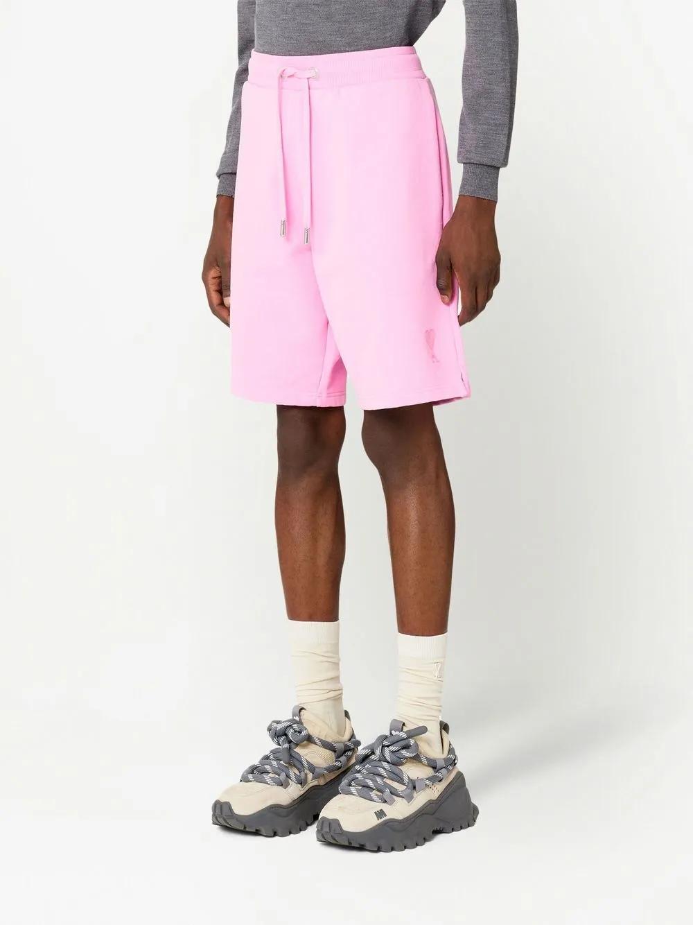 embroidered-logo track shorts Product Image