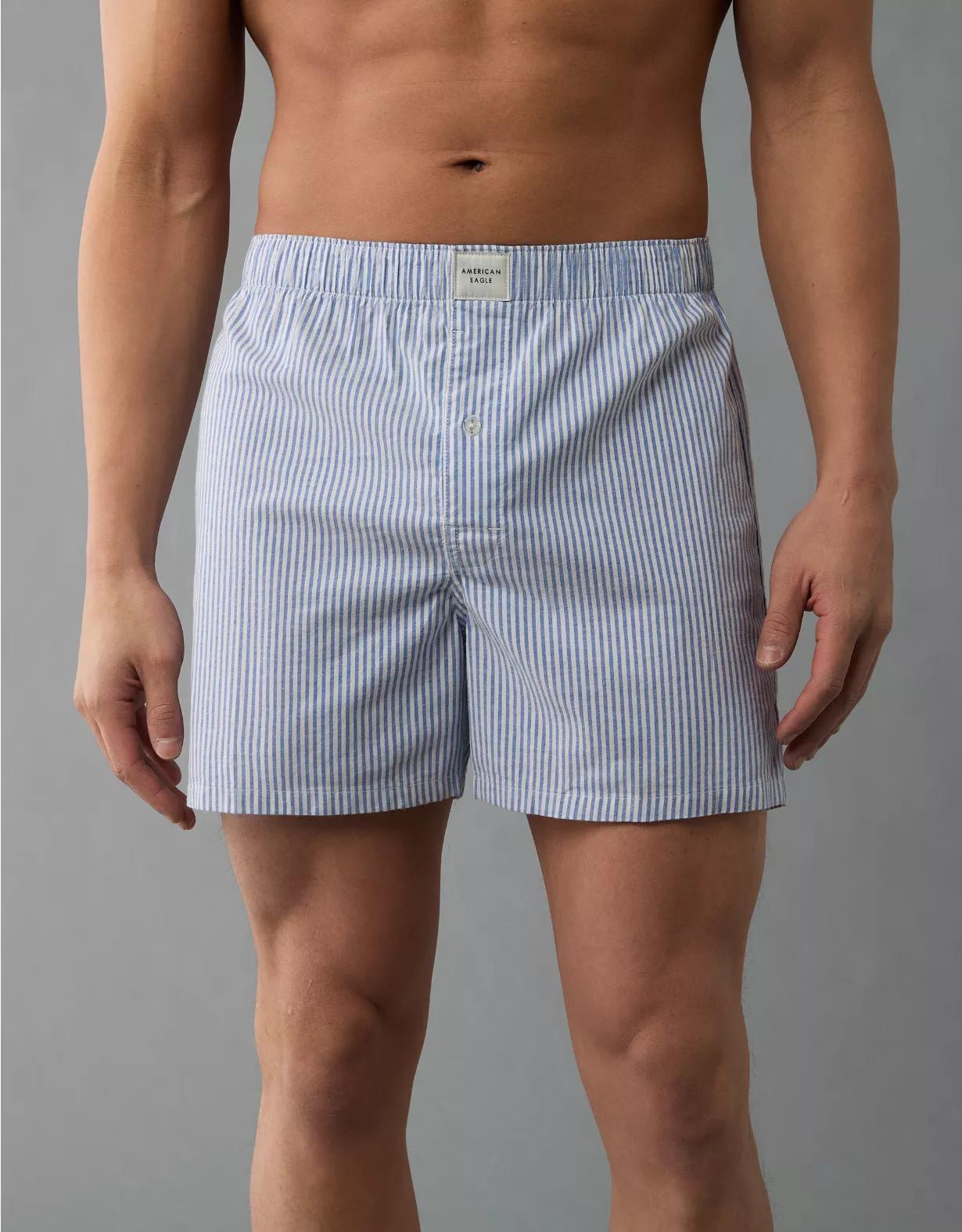 AEO Men's Plaid Stretch Boxer Short Product Image