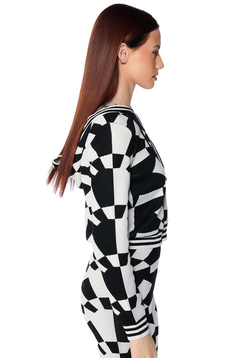 UPGRADE ME KNIT SWEATSHIRT Product Image