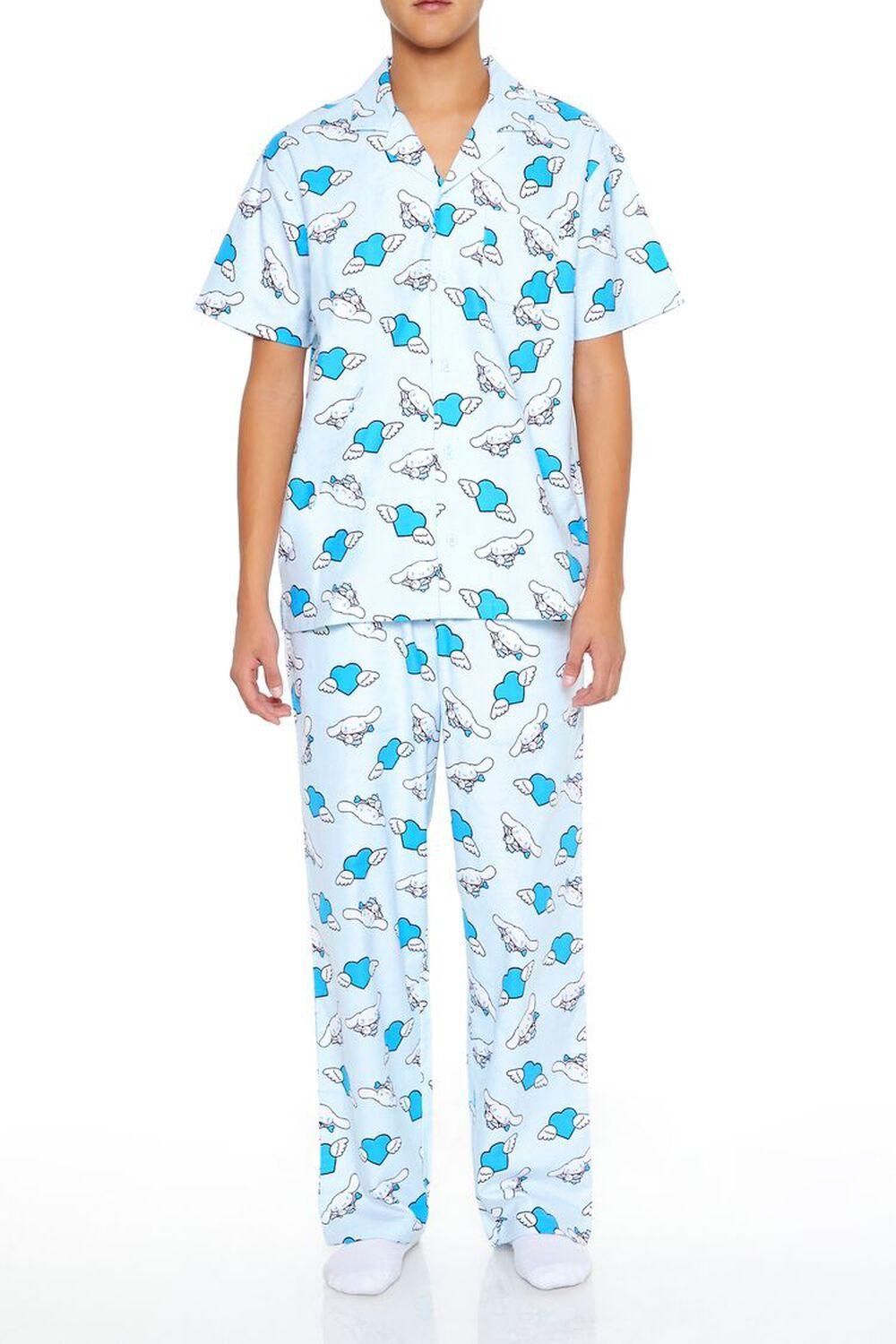 Angel Cinnamoroll Pajama Shirt | Forever 21 Product Image