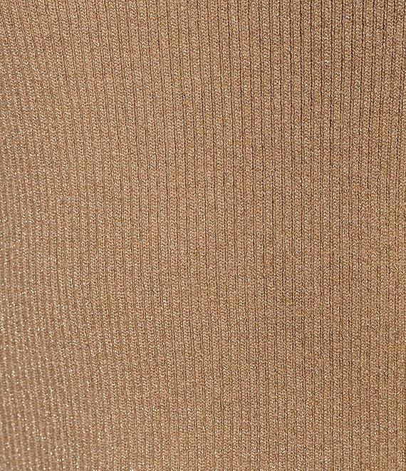 Lilly Pulitzer Elsi Ribbed Knit Metallic Scoop Neck Sweater Tank Product Image