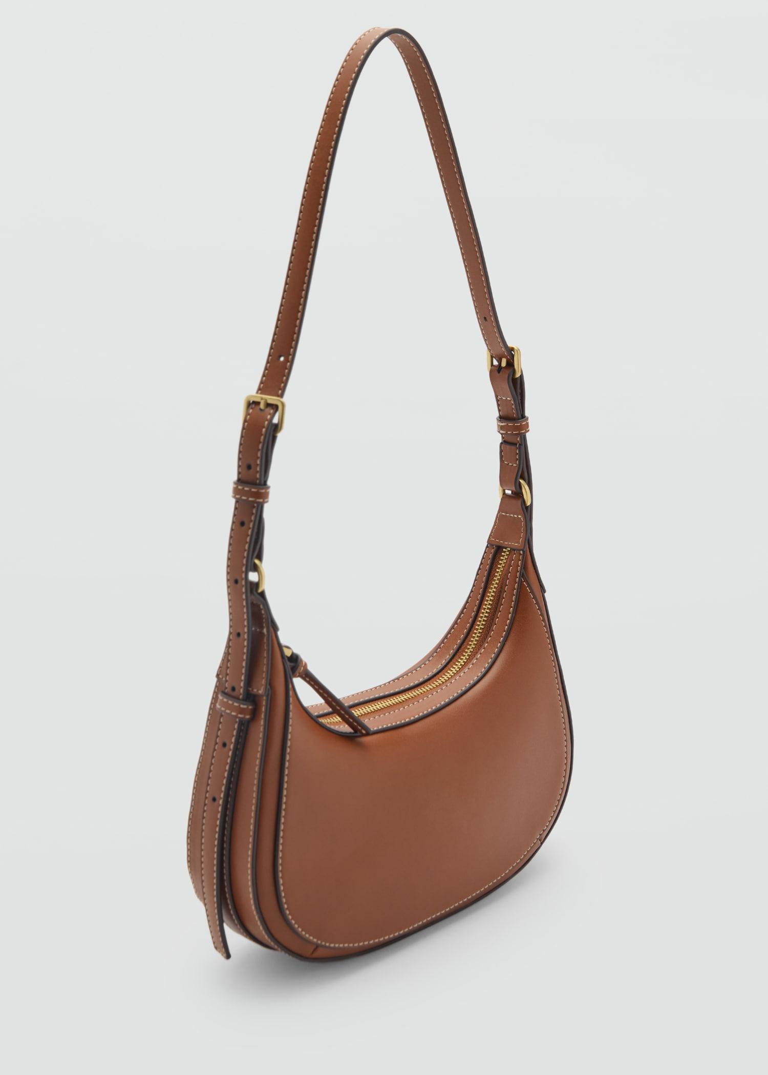 Oval shoulder bag - Women | MANGO USA Product Image