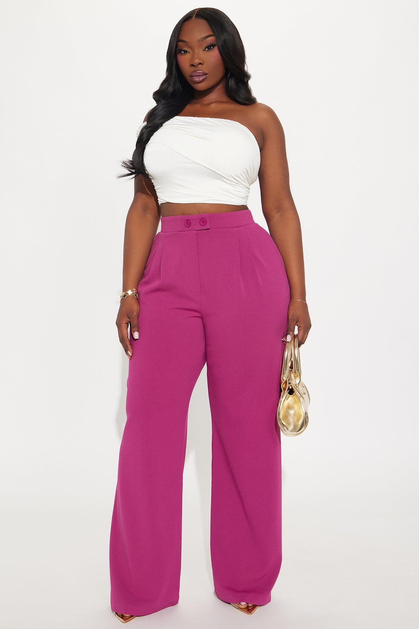 Feeling Focused Trouser - Raspberry Product Image