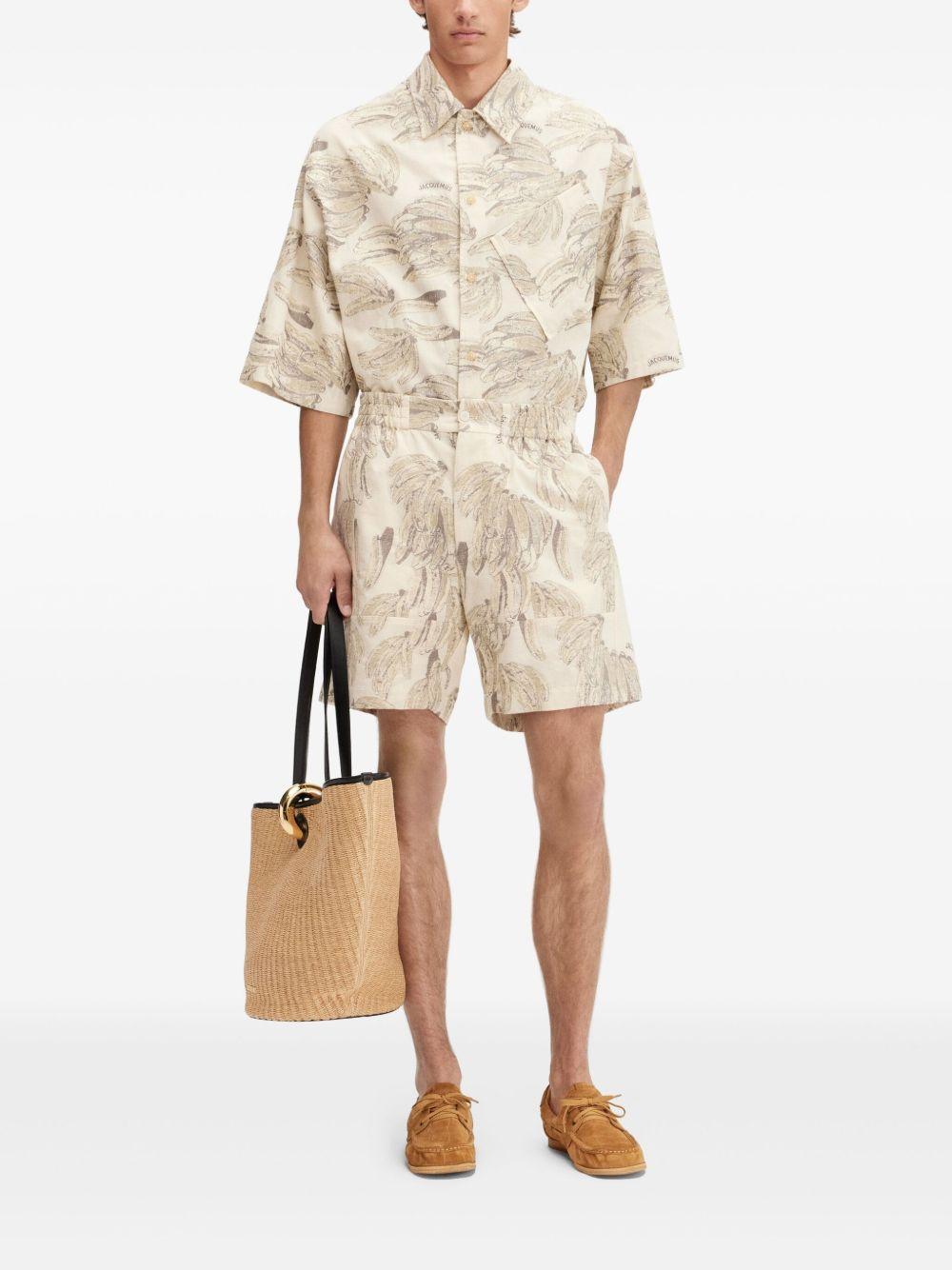 patterned-jacquard shorts Product Image