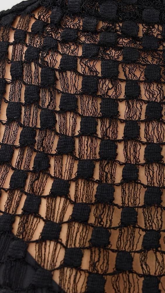 Róhe Geometrical Lace Top | Shopbop Product Image