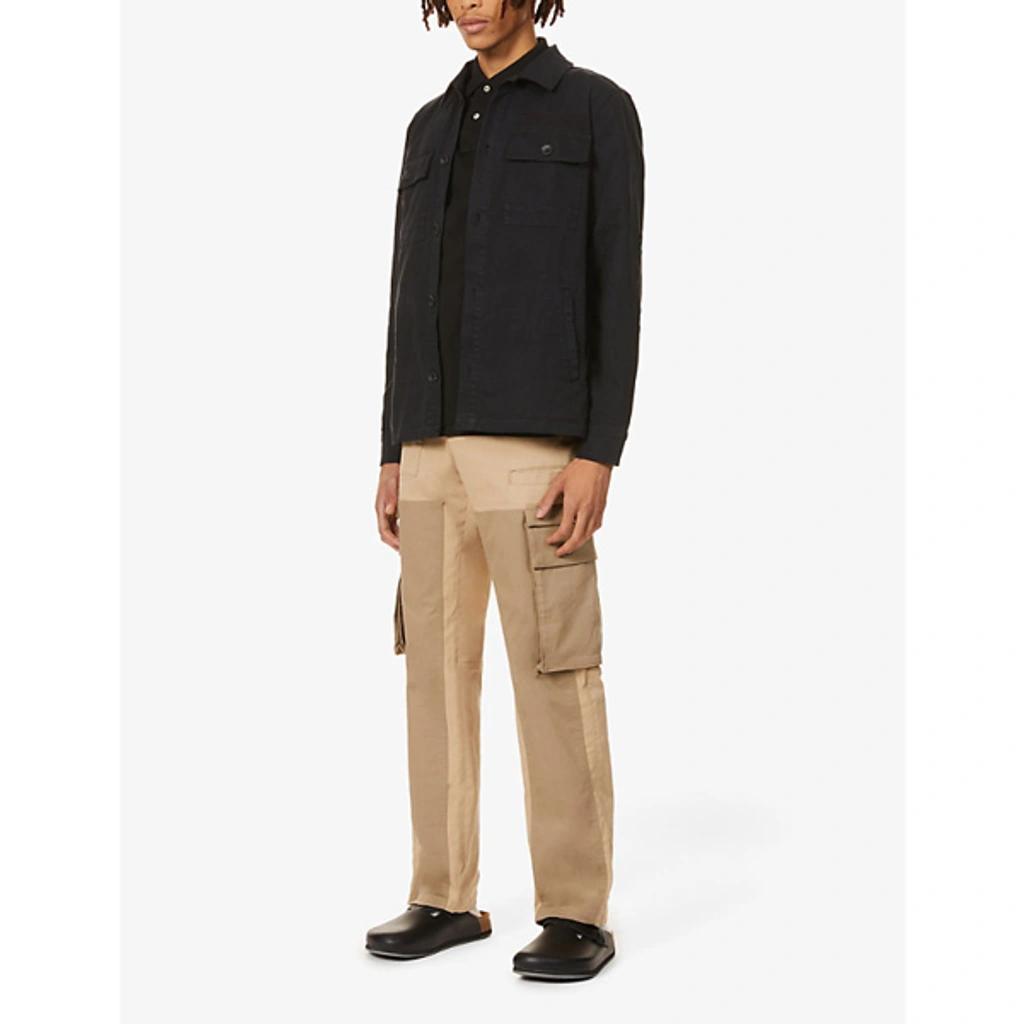 POLO RALPH LAUREN Black Polo Shirt With Classic Collar And Pony Embroidery On The Front In Cotton Man Product Image