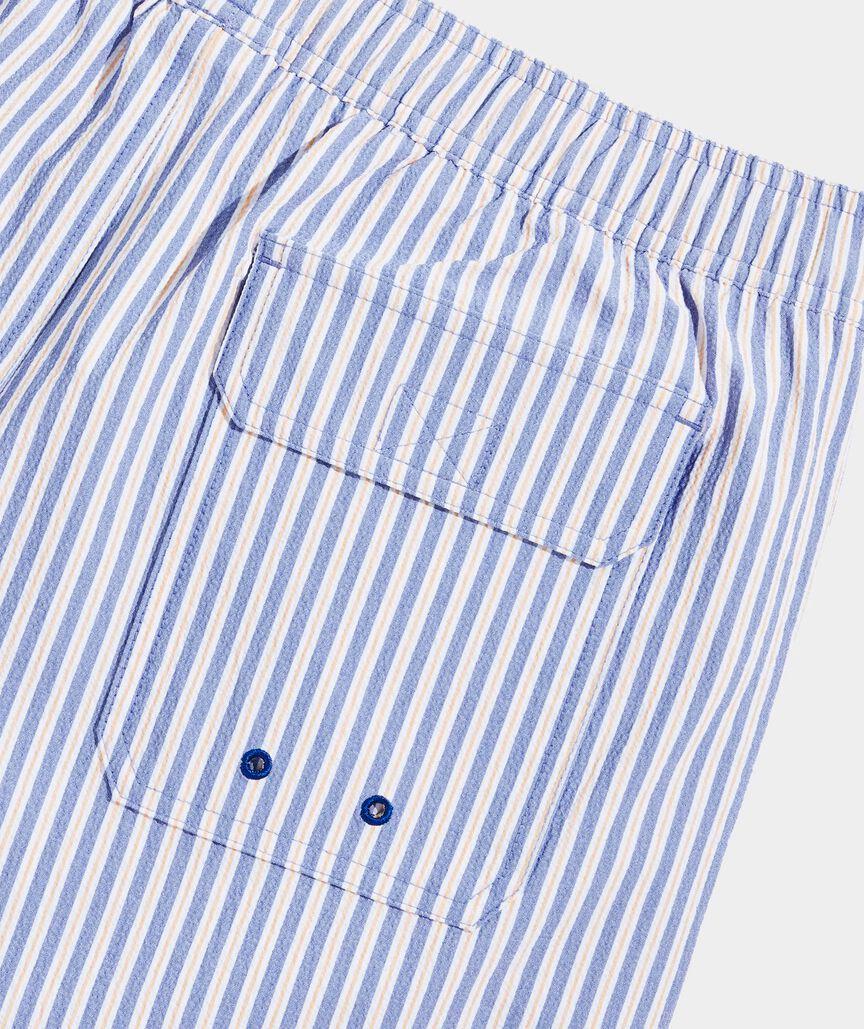 7 Inch Seersucker Chappy Swim Trunks Product Image