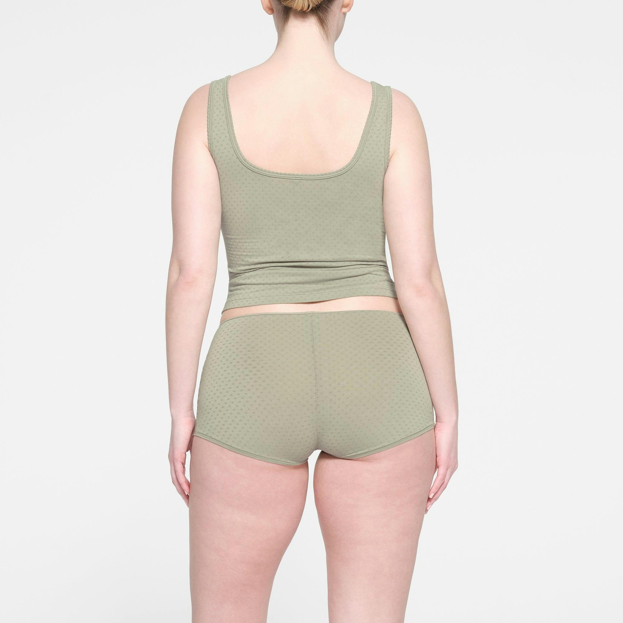 MICRO POINTELLE SCOOP BRALETTE | TALC Product Image