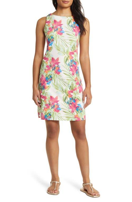 Tommy Bahama Darcy Enchanted Bay Sleeveless Dress (Coconut) Women's Dress Product Image