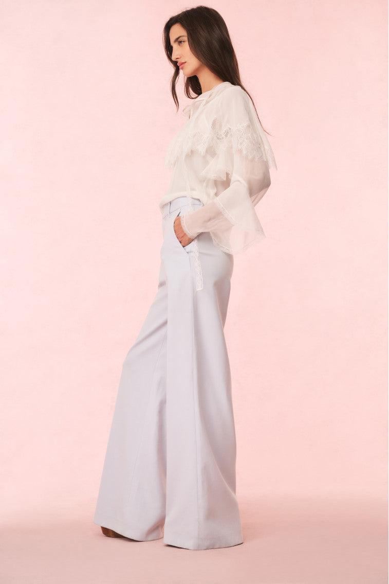 Samuela Wool-Blend Wide-Leg Trouser Product Image