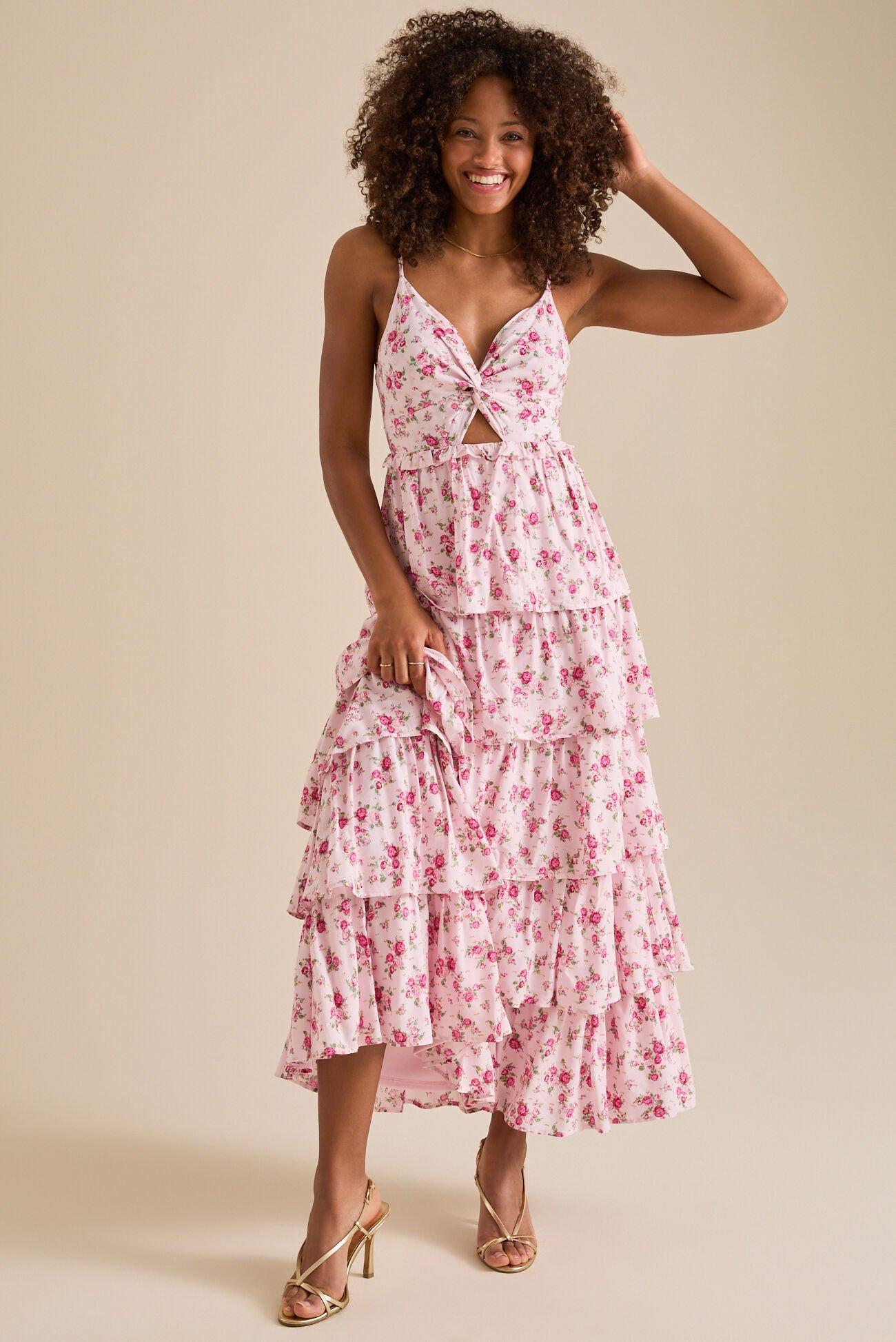 Krystal Floral Maxi Dress Product Image