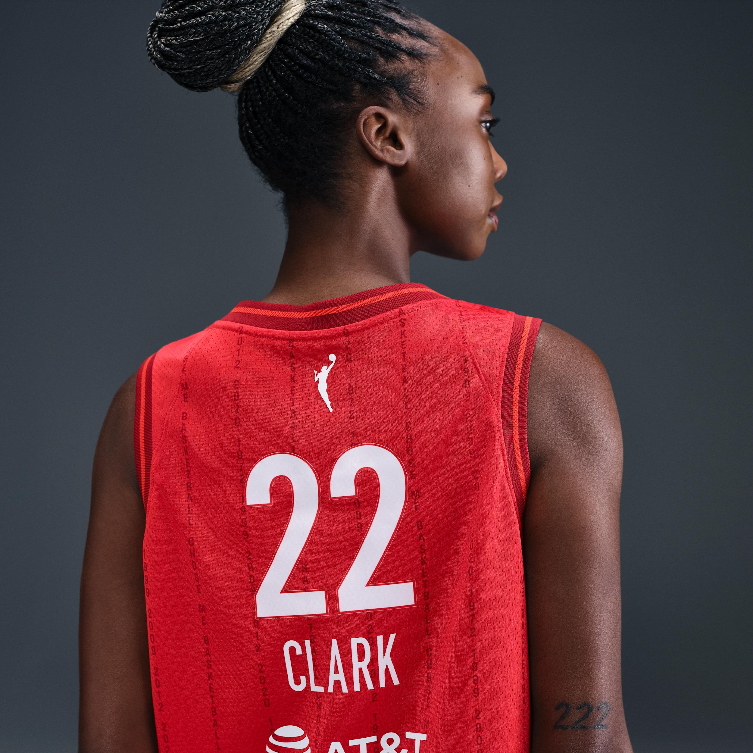 Unisex Nike Caitlin Clark Red Indiana Fever 2024 WNBA Draft Rebel Edition Victory Player Jersey, Adult Unisex Product Image