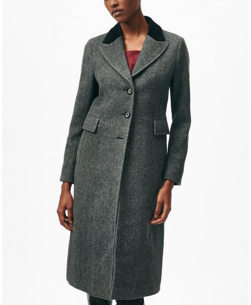 Chesterfield Coat in Wool Blend Product Image