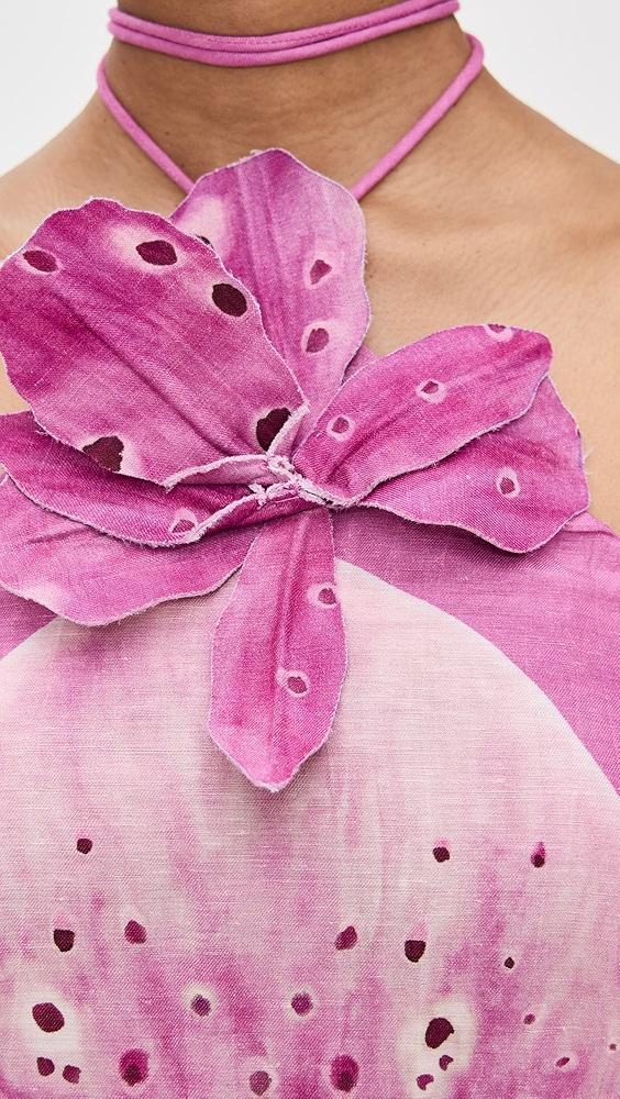 AMUR Everlee Orchid Print Mini Dress | Shopbop Product Image
