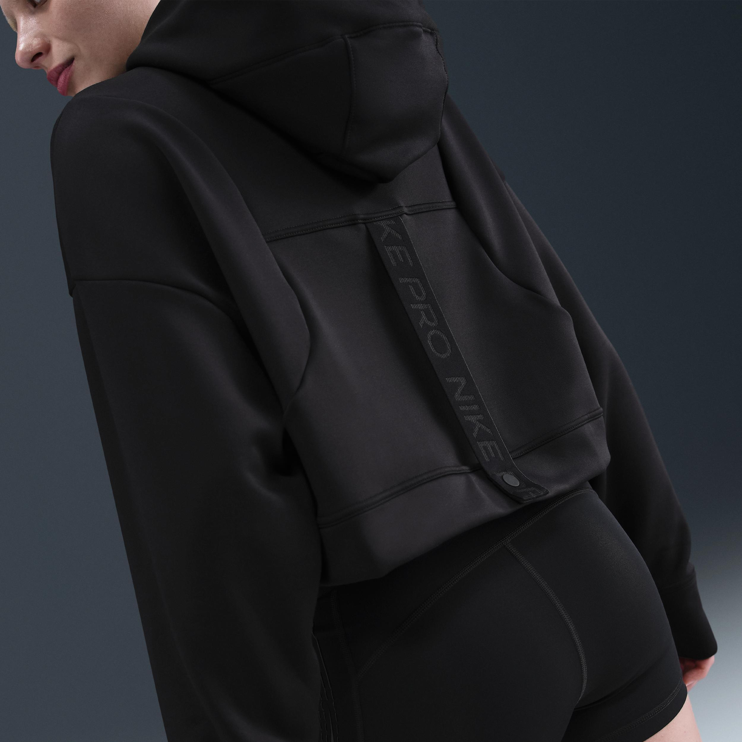 Women's Nike Pro Therma-FIT Fleece Hoodie Product Image