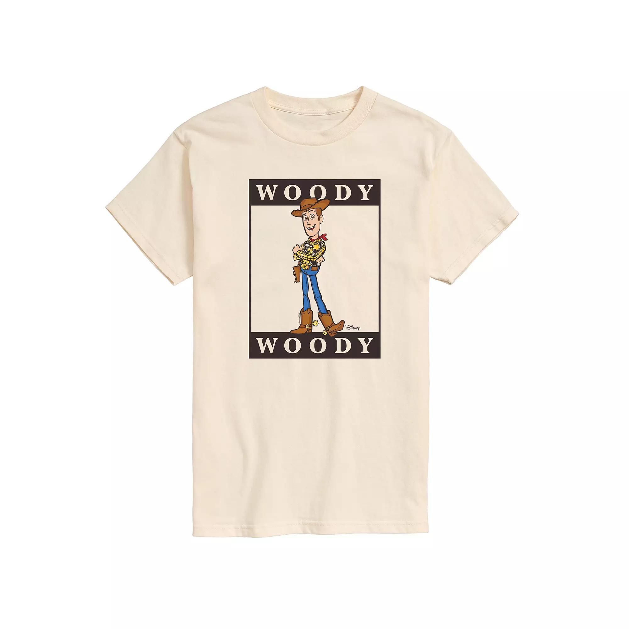 Disney / Pixar's Toy Story 4 Men's Woody Graphic Tee, Size: Medium, Ivory Product Image