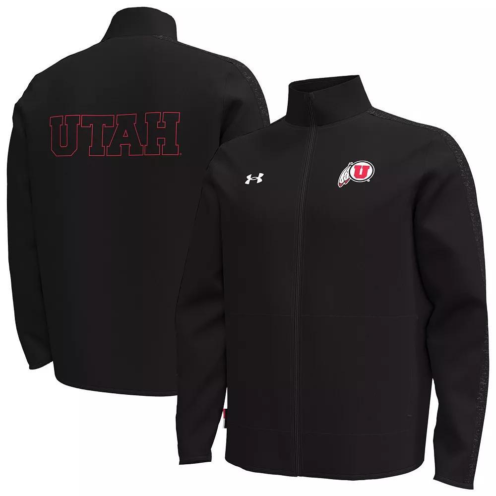 Men's Under Armour  Black Utah Utes Command Full-Zip Jacket, Size: XL, Ute Black Product Image