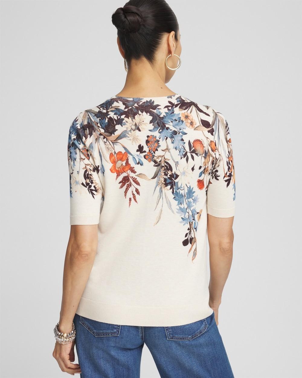Autumn Short Sleeve Pullover Sweater Product Image