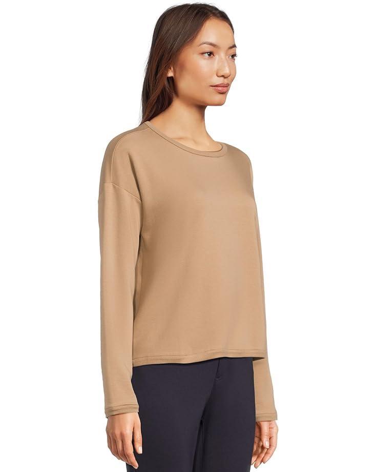 Women's Eileen Fisher Round Neck Cropped Box Top Product Image
