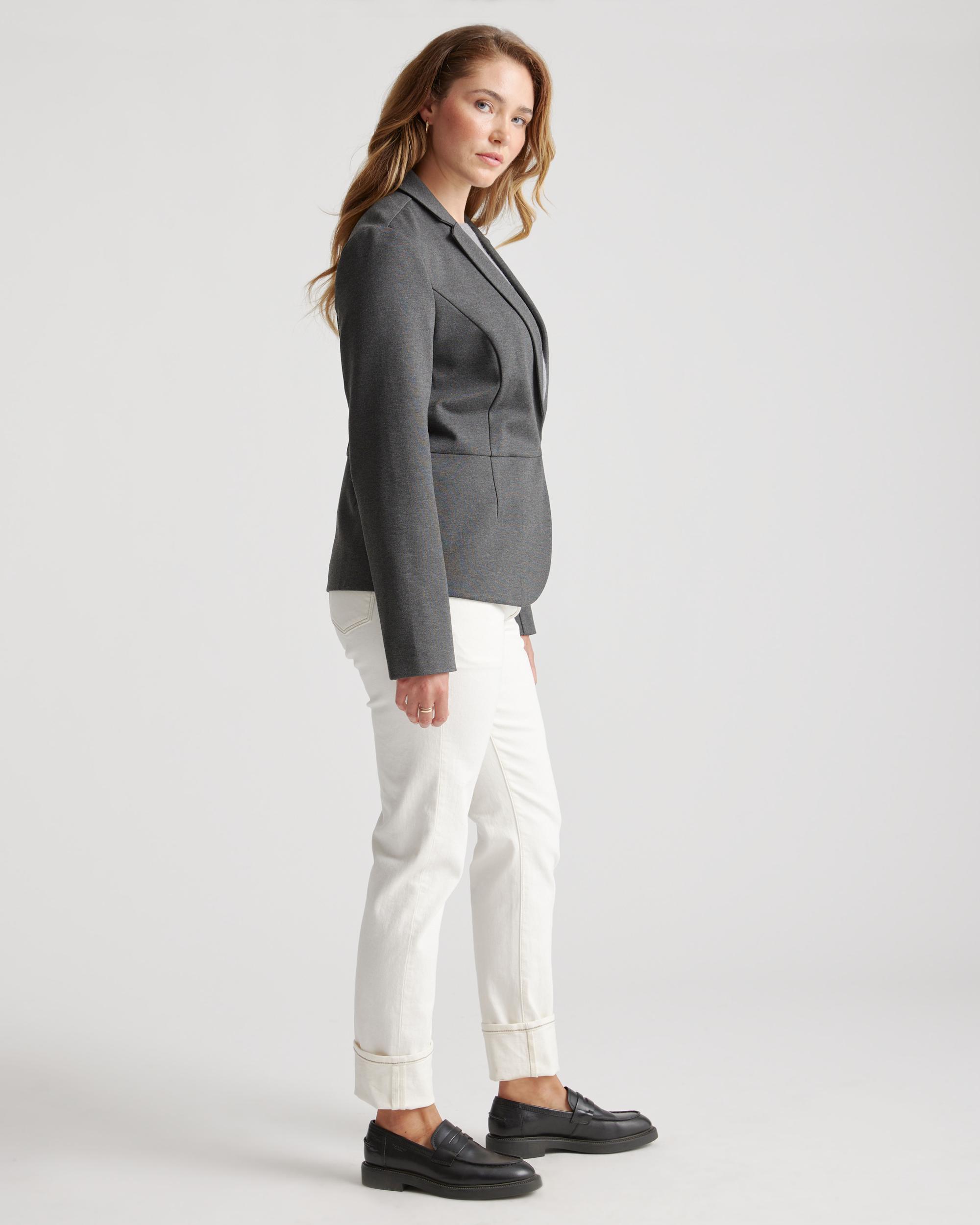 Quince | Women's Ultra-Stretch Ponte Blazer Rayon Product Image