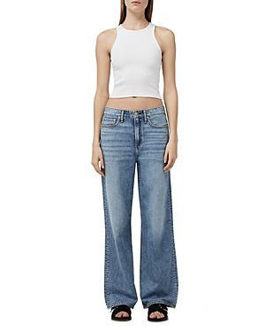 rag & bone Logan Featherweight High Rise Wide Leg Jeans in Audrey Product Image
