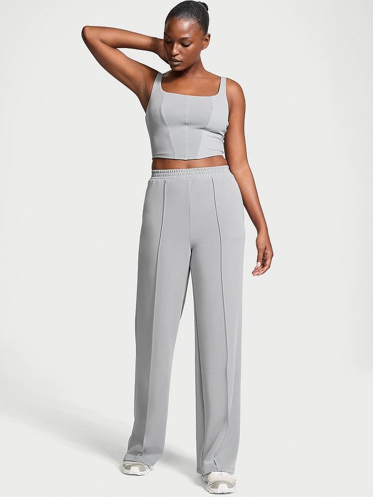 Featherweight Knit Wide-Leg Pant Product Image