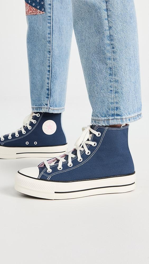 Converse Chuck Taylor All Star Lift Platform Denim Fashion Sneakers | Shopbop Product Image