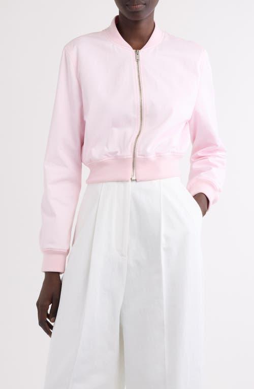 Womens Slim Fit Bomber in Cotton Product Image
