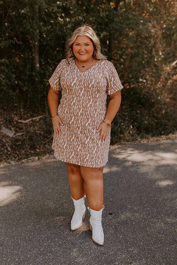 Chic Mindset Knit Mini Dress Curves Product Image
